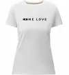 Жіноча преміум футболка Lada one love Білий фото