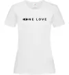Женская футболка Lada one love Белый фото