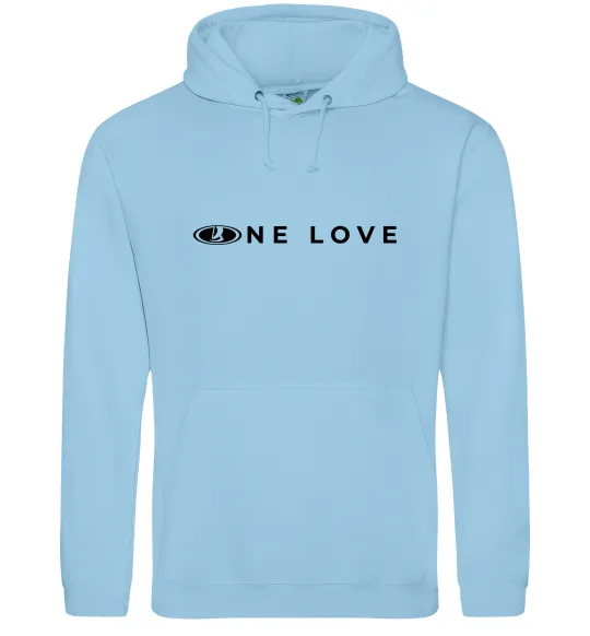 Женская толстовка (худи) Lada one love Голубой фото