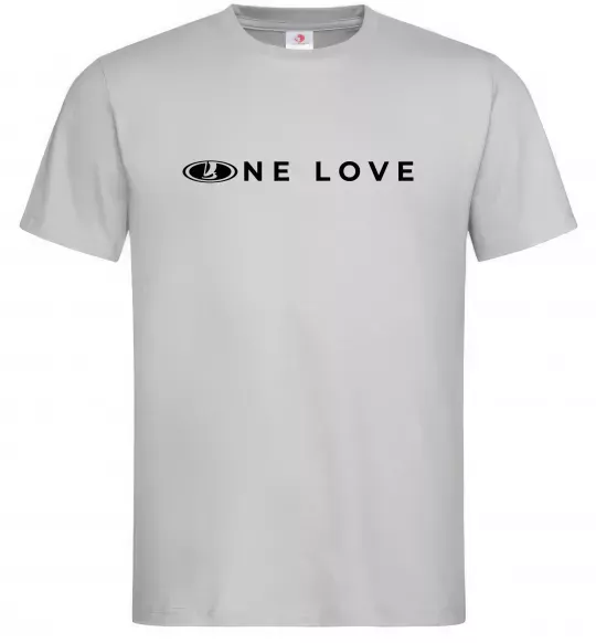Чоловіча футболка Lada one love Сірий фото