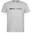 Чоловіча футболка Lada one love Сірий фото