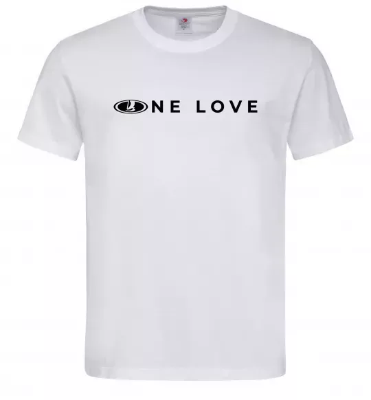 Чоловіча футболка Lada one love Білий фото