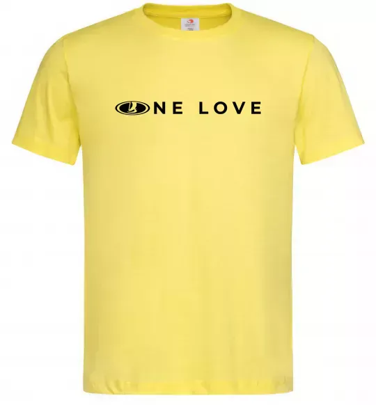 Чоловіча футболка Lada one love Лимонний фото