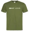 Чоловіча футболка Lada one love Оливковий фото