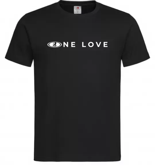 Чоловіча футболка Lada one love Чорний фото