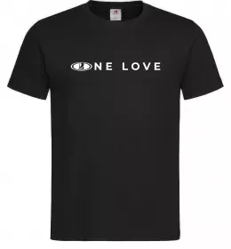 Чоловіча футболка Lada one love Чорний фото