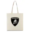 Эко-сумка Lamborghini logo Бежевый фото