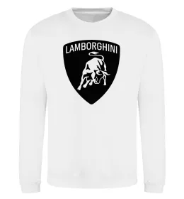 Свитшот Lamborghini logo Белый фото