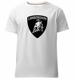 Мужская премиум футболка Lamborghini logo Мужская премиум футболка Lamborghini logo