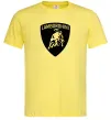 Чоловіча футболка Lamborghini logo Лимонний фото