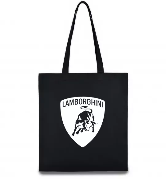 Эко-сумка Lamborghini logo Черный фото