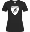 Жіноча футболка Lamborghini logo Чорний фото