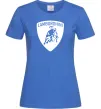Жіноча футболка Lamborghini logo Яскраво-синій фото