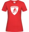 Жіноча футболка Lamborghini logo Червоний фото