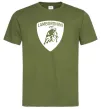 Чоловіча футболка Lamborghini logo Оливковий фото