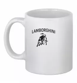 Чашка керамическая Need money for Lamba Белый фото