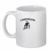 Чашка керамічна Lamborghini Білий фото