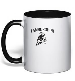 Чашка с цветной ручкой Lamborghini