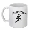 Чашка керамічна Lamborghini Білий фото
