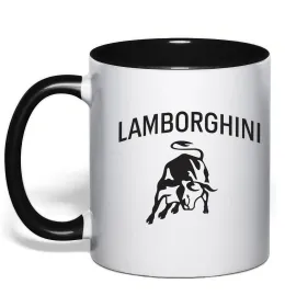 Чашка с цветной ручкой