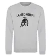 Свитшот Lamborghini Серый меланж фото