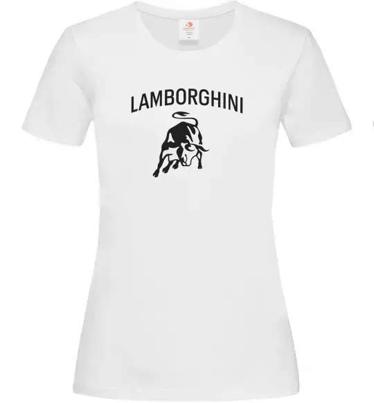 Женская футболка Lamborghini Белый фото