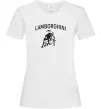 Женская футболка Lamborghini Белый фото