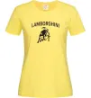 Женская футболка Lamborghini Лимонный фото