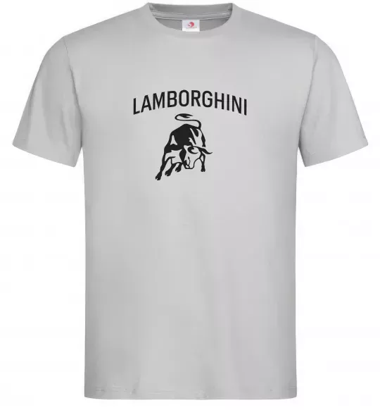 Мужская футболка Lamborghini Серый фото