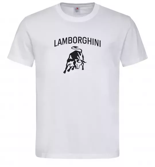 Мужская футболка Lamborghini Белый фото