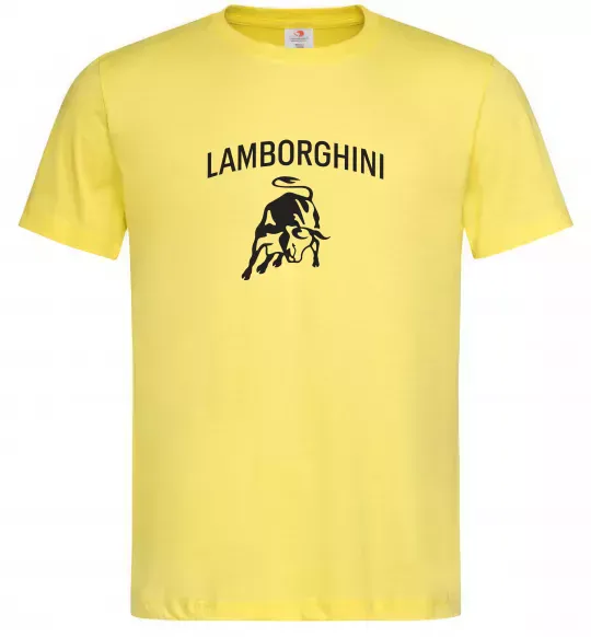 Мужская футболка Lamborghini Лимонный фото