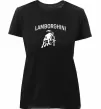 Женская премиум футболка Lamborghini Черный фото