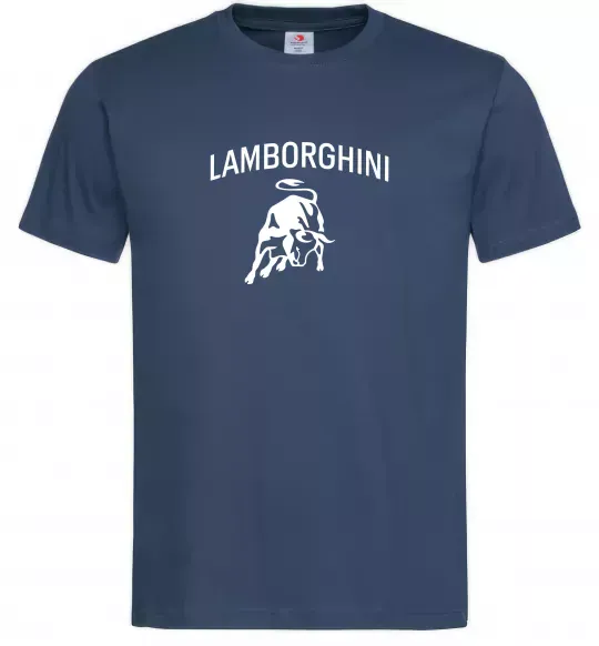 Мужская футболка Lamborghini Темно-синий фото
