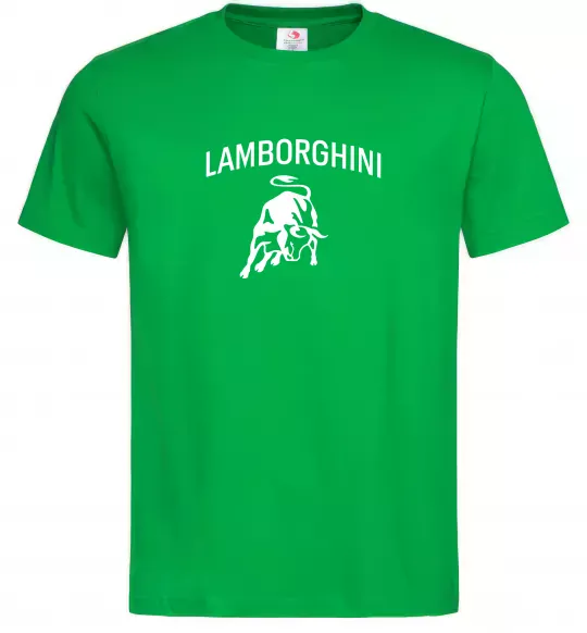 Мужская футболка Lamborghini Зеленый фото