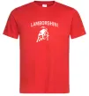 Мужская футболка Lamborghini Красный Мужская футболка Lamborghini Красный фото