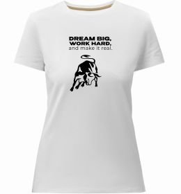 Женская премиум футболка Make it real