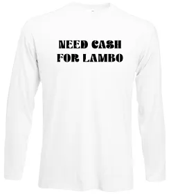 Лонгслив I <3 Lambo Белый фото Лонгслив I <3 Lambo Белый фото