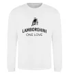 Свитшот Lamborghini one love Белый фото