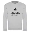 Свитшот Lamborghini one love Серый меланж фото