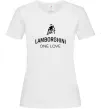 Женская футболка Lamborghini one love Белый фото