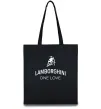 Еко-сумка Lamborghini one love Чорний фото