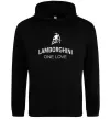 Чоловіча толстовка (худі) Lamborghini one love Чорний фото