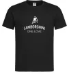 Мужская футболка Lamborghini one love Черный фото