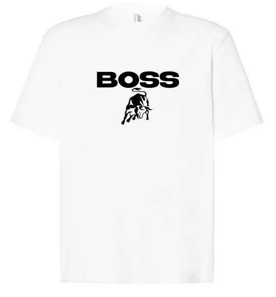 Футболка Оверсайз Lamborghini boss Белый фото