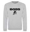 Свитшот Lamborghini boss Серый меланж фото