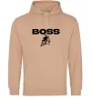 Мужская толстовка (худи) Lamborghini boss Песочный фото