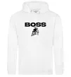 Жіноча толстовка (худі) Lamborghini boss Білий фото