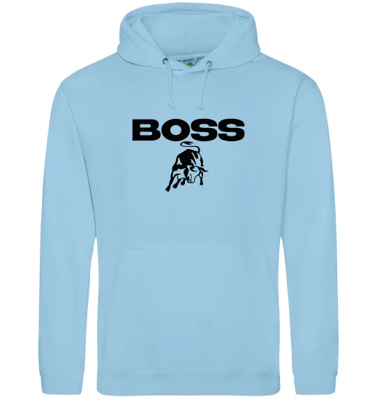 Женская толстовка (худи) Lamborghini boss Голубой фото