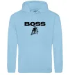 Женская толстовка (худи) Lamborghini boss Голубой фото