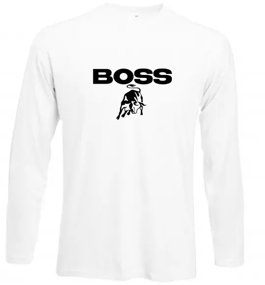 Лонгслів Lamborghini boss Білий фото